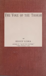 Cover of The Yoke of the Thorah