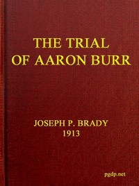 Cover of The Trial of Aaron Burr