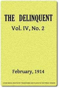 Cover of The Delinquent (Vol. IV, No. 2), February, 1914