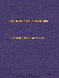 Cover of Evolution and creation