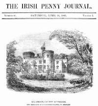 Cover of The Irish Penny Journal, Vol. 1 No. 41, April 10, 1841
