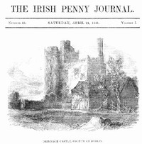 Cover of The Irish Penny Journal, Vol. 1 No. 43, April 24, 1841