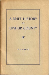 Cover of A Brief History of Upshur County