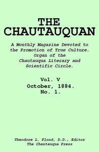 Cover of The Chautauquan, Vol. 05, October 1884, No. 1