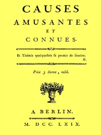 Cover of Causes amusantes et connues