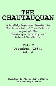 Cover of The Chautauquan, Vol. 05, December 1884, No. 3