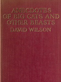 Cover of Anecdotes of Big Cats and Other Beasts