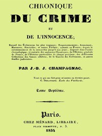 Cover of Chronique du crime et de l'innocence, tome 7/8