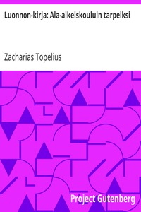 Cover of Luonnon-kirja: Ala-alkeiskouluin tarpeiksi