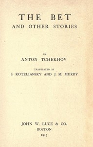Cover of The Bet, and other stories