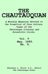 Cover of The Chautauquan, Vol. 05, May 1885, No. 8