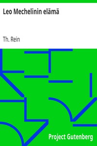 Cover of Leo Mechelinin elämä