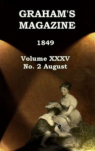 Cover of Graham's Magazine, Vol. XXXV, No. 2, August 1849