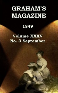 Cover of Graham's Magazine, Vol. XXXV, No. 3, September 1849