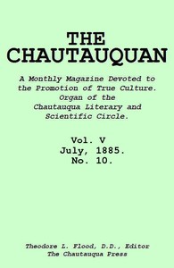 Cover of The Chautauquan, Vol. 05, July 1885, No. 10