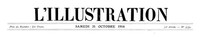 Cover of L'Illustration, No. 3739, 31 Octobre 1914