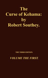Cover of The Curse of Kehama, Volume 1 (of 2)