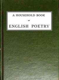 Cover of A Household Book of English Poetry