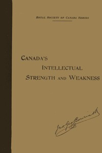 Cover of Our Intellectual Strength and Weakness
