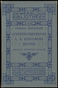 Cover of Leven en streven van L. R. Koolemans Beynen