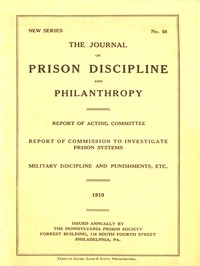 Cover of The Journal of Prison Discipline and Philanthropy 1919 (New Series, No. 58)