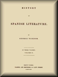 Cover of History of Spanish Literature, vol. 2 (of 3)
