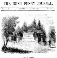 Cover of The Irish Penny Journal, Vol. 1 No. 52, June 26, 1841