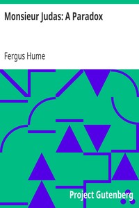 Cover of Monsieur Judas: A Paradox