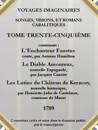 Cover of Voyages imaginaires, songes, visions et romans cabalistiques. Tome 35.
