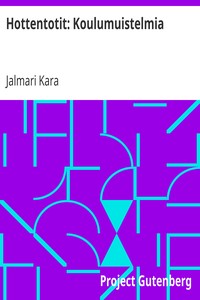 Cover of Hottentotit: Koulumuistelmia