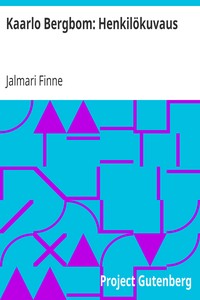 Cover of Kaarlo Bergbom: Henkilökuvaus