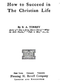 Cover of How to Succeed in the Christian Life