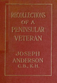 Cover of Recollections of a Peninsular Veteran