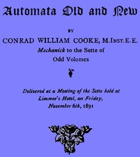 Cover of Automata Old and New