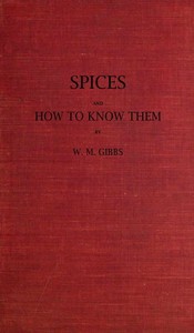 Cover of Spices and How to Know Them