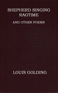 Cover of Shepherd Singing Ragtime, and Other Poems