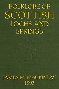 Cover of Folklore of Scottish Lochs and Springs