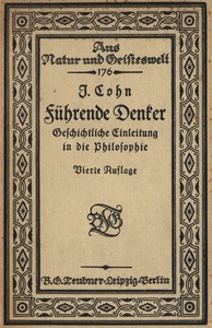 Cover of Führende Denker: Geschichtliche Einleitung in die Philosophie