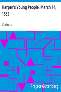 Cover of Harper's Young People, March 14, 1882