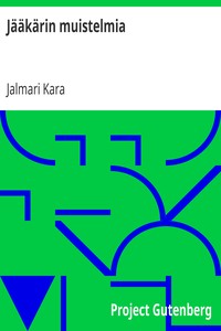 Cover of Jääkärin muistelmia