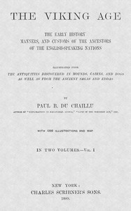 Cover of The Viking Age. Volume 1 (of 2)