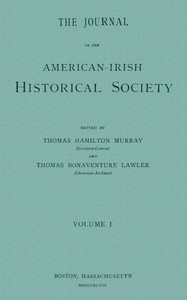 Cover of The journal of the American-Irish Historical Society, Vol. I, 1898