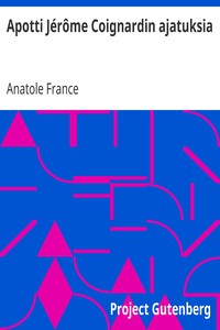 Cover of Apotti Jérôme Coignardin ajatuksia