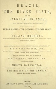 Cover of Brazil, the River Plate, and the Falkland Islands