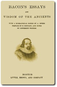 Cover of Bacon's Essays, and Wisdom of the Ancients