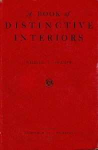 Cover of A Book of Distinctive Interiors