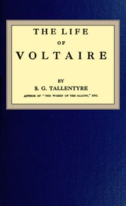 Cover of The life of Voltaire