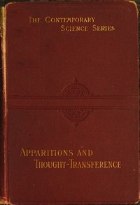 Cover of Apparitions and thought-transference: an examination of the evidence for telepathy