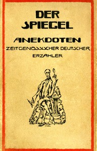 Cover of Der Spiegel: Anekdoten zeitgenössischer deutscher Erzähler