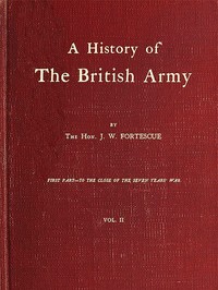 Cover of A History of the British Army, Vol. 2